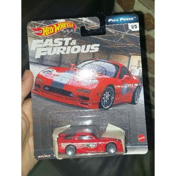 HOTWHEELS PREMIUM FAST & FURIOUS MAZDA RX-7 FD