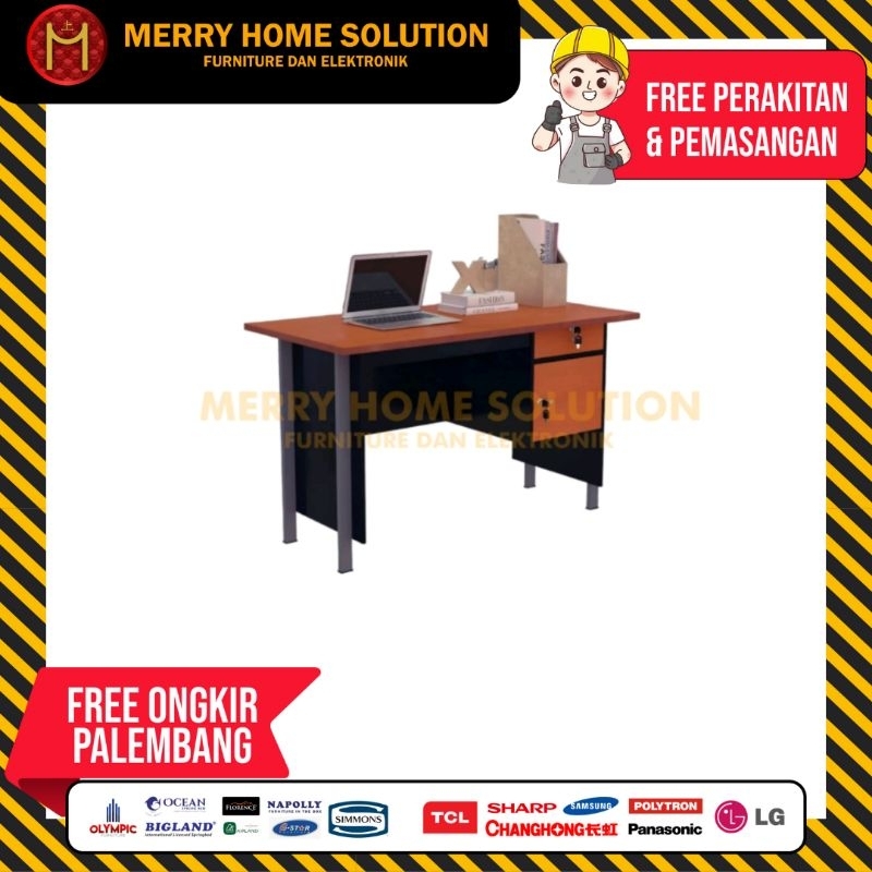 Meja tulis / meja kerja kantor 1/2 biro meja belajar
