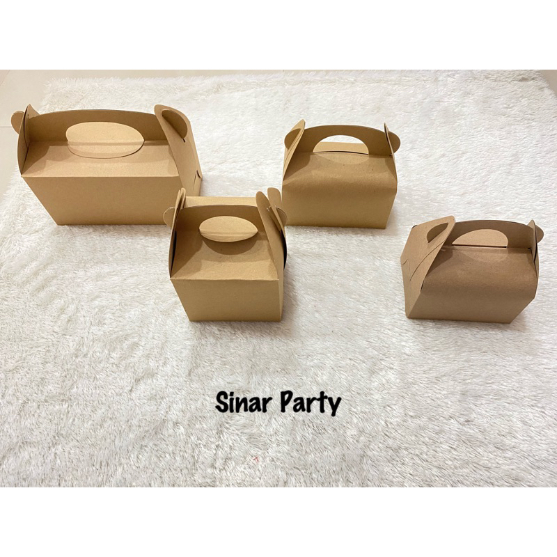 

Box Snack Coklat Polos