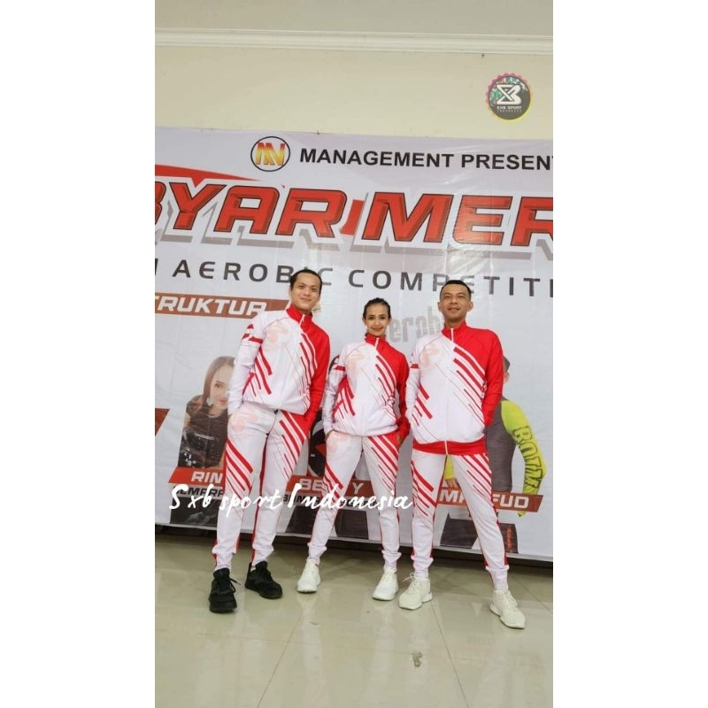 SXB SPORT LEGEND RED JACKET AND JOGER TERMURAH