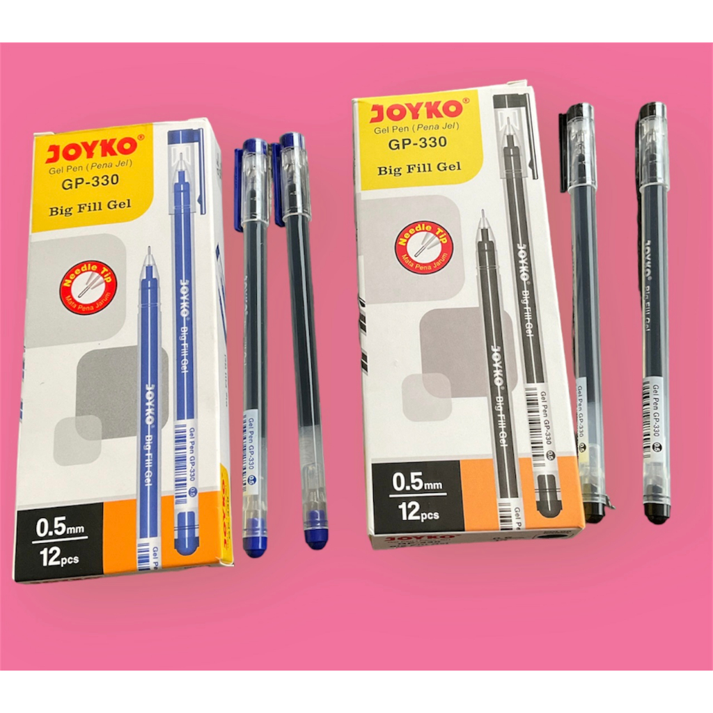 

Pulpen Gel Pena Joyko GP-330 Big Fill Gel 0.5 mm