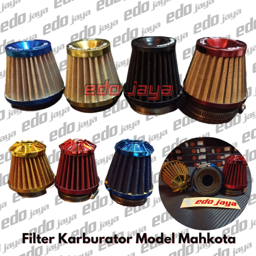 Filter Karburator Saringan Udara Motor Variasi CNC Filter Karbu Besar Model Jamur Mahkota Jumbo Mode