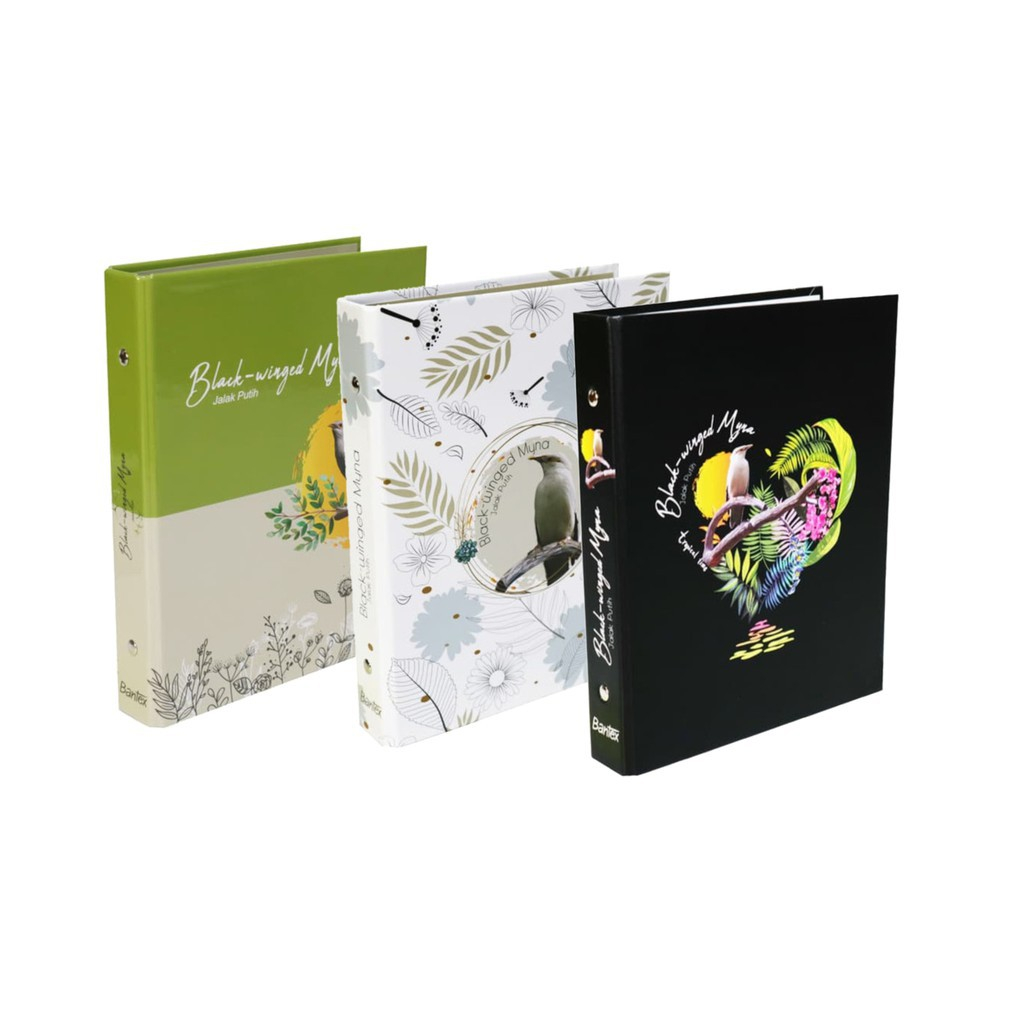 

Bantex Binder B5 25mm 26 Ring Fancy Winged Myna 1328