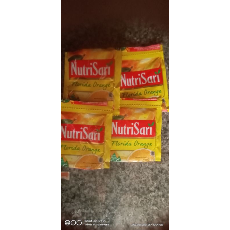 bungkus bekas nutrisari varian rasa untuk kerajinan / Kostum / Daur Ulang