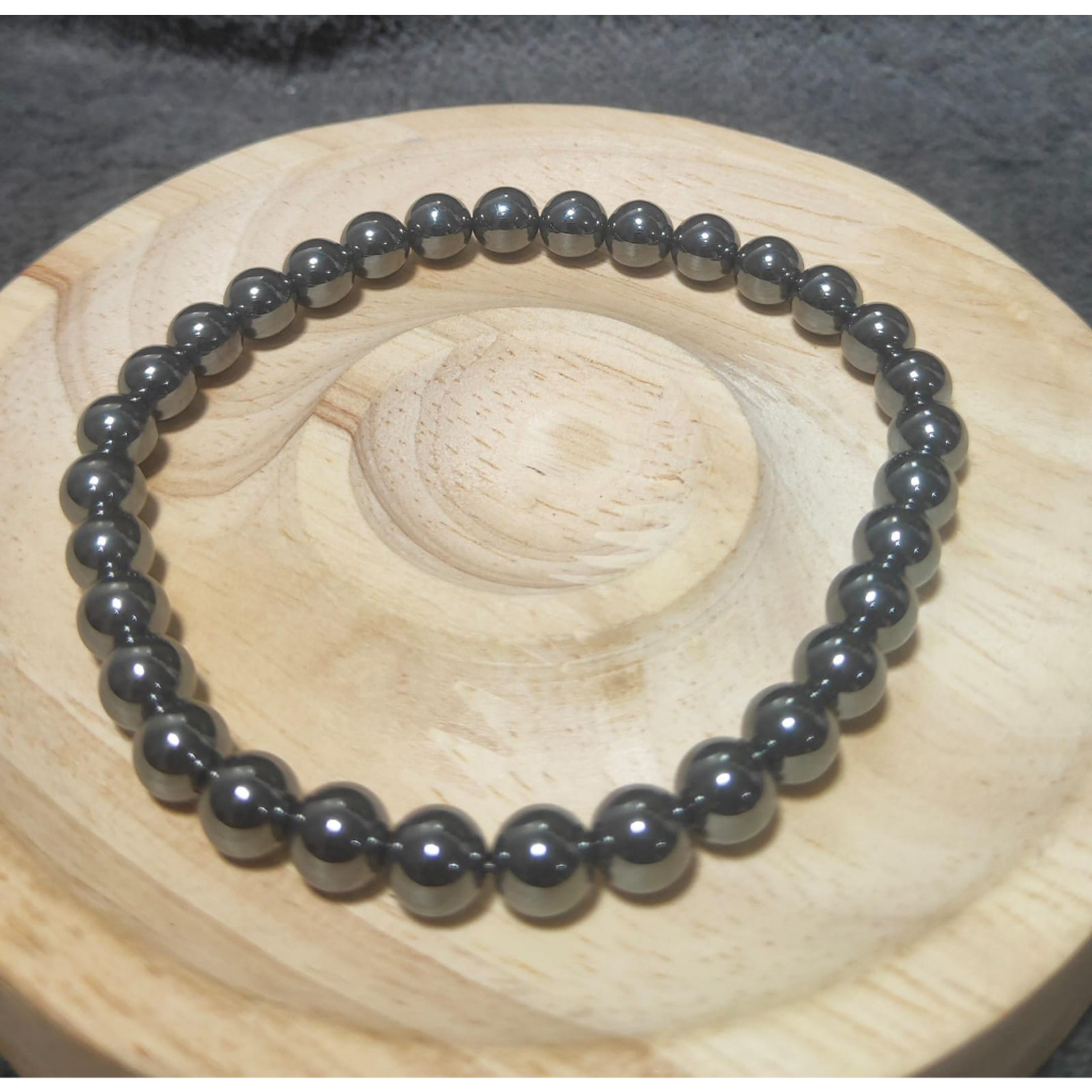 Gelang Hematite 6 mm Top Grade (Non Magnet)