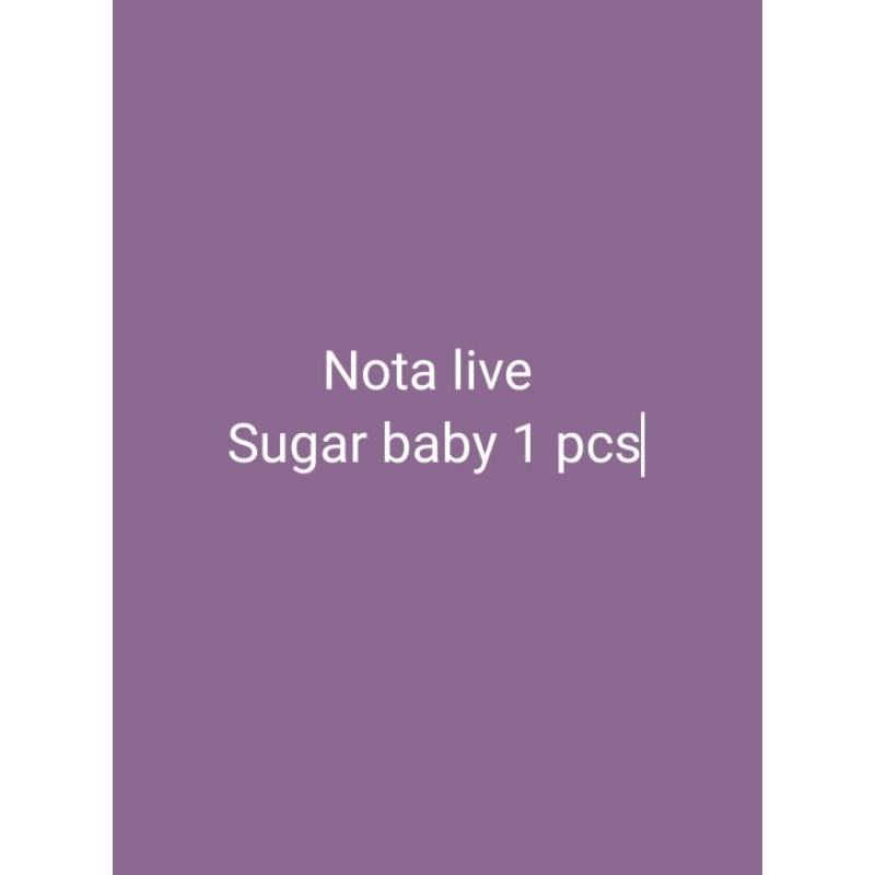 Nota live sugar baby pink 1 pcs