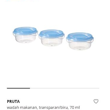 pruta wadah makan 70ml