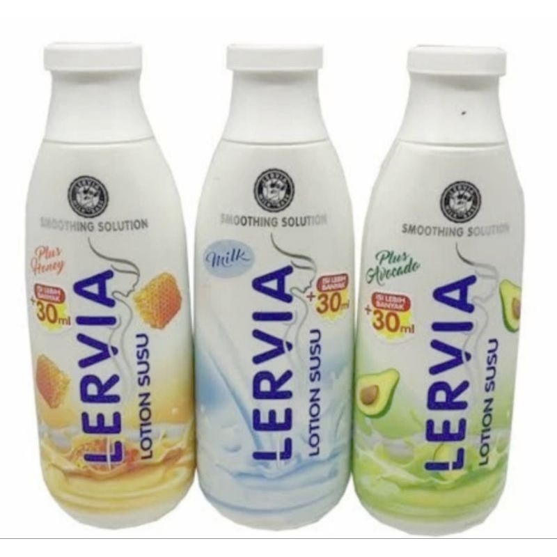 Lervia lotion susu milk,honey,avocado