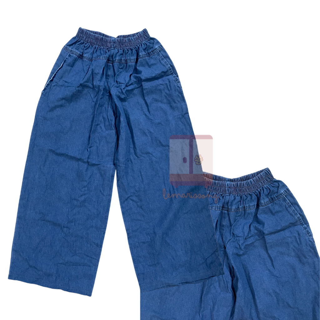 [Preloved] Celana Kulot Jeans