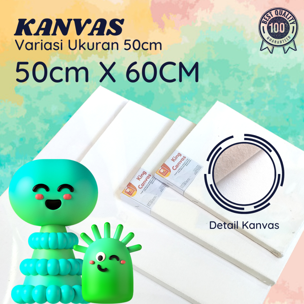 

Kanvas Lukis Ukuran 50cm x 60cm