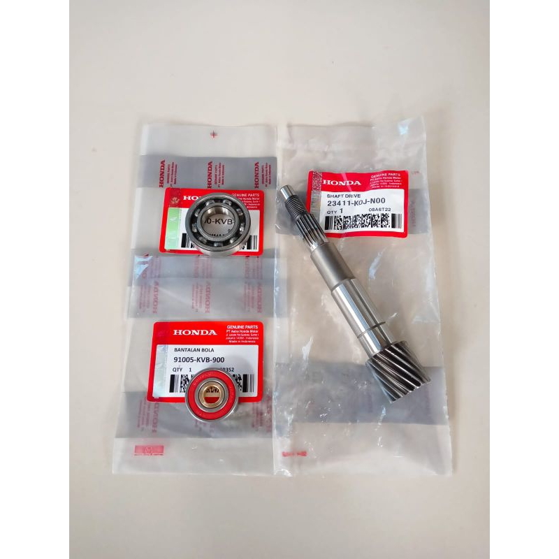 AS PULLY+BEARING BAK CVT+BEARING RODA HONDA GEANIO/BEAT DELUXE/SCOOPY 2022-2023