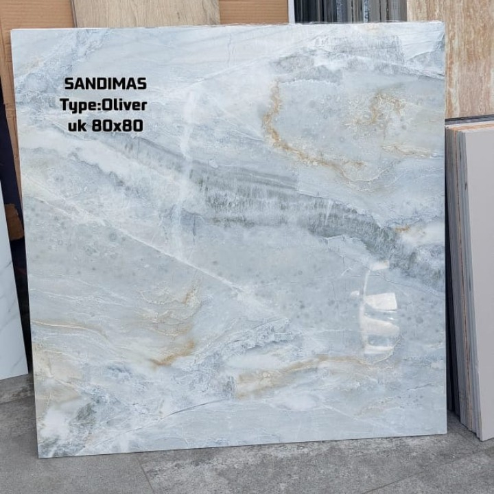 GRANIT MURAH SANDIMAS 80X80 OLIVER KW 1