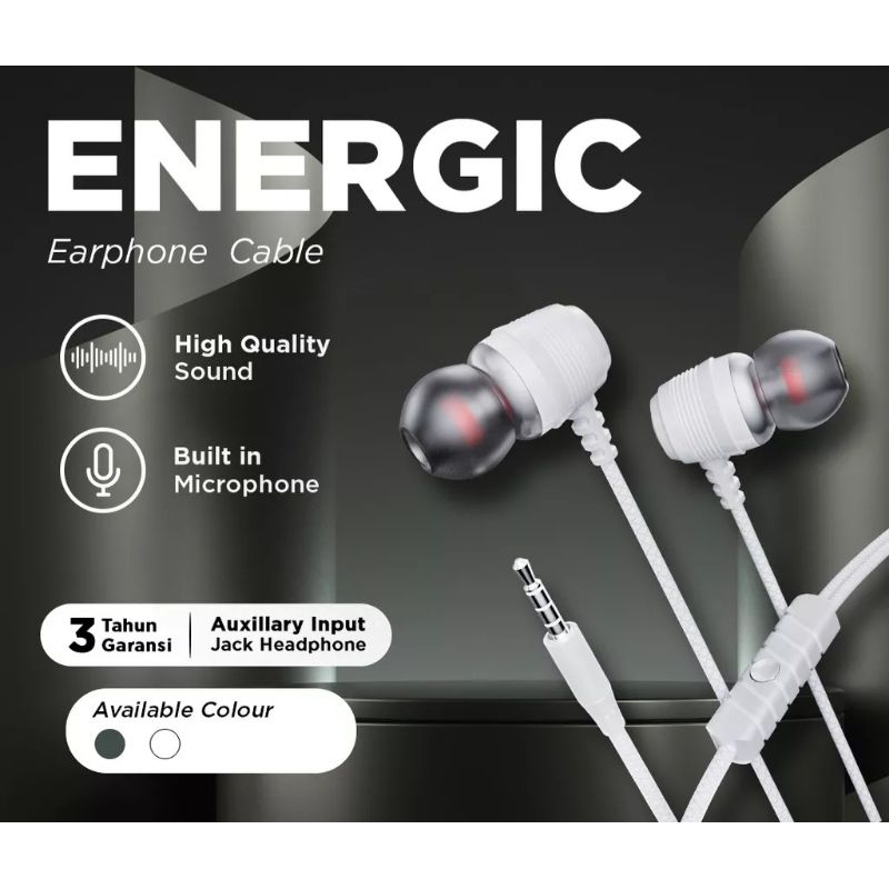 HEADSET INBOX ENERGIC ULTRA BASS & CLEAR SOUND.