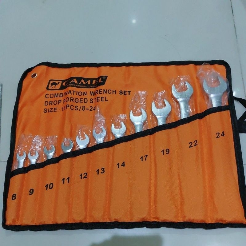 kunci ring pas set 11 pcs merk CAMEL