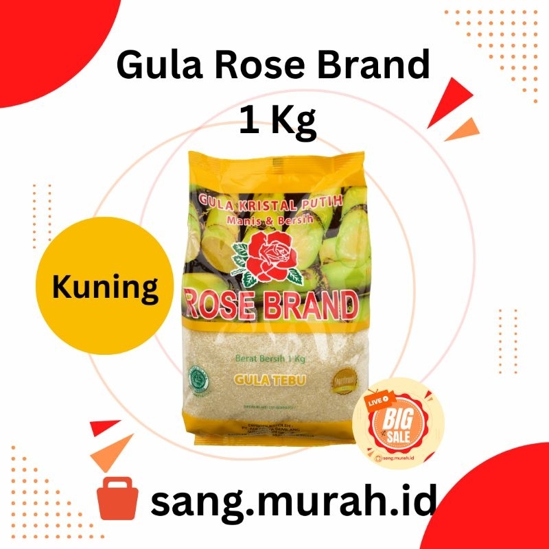 

Gula Rose Brand 1 Kg (Gula Tebu) Kuning