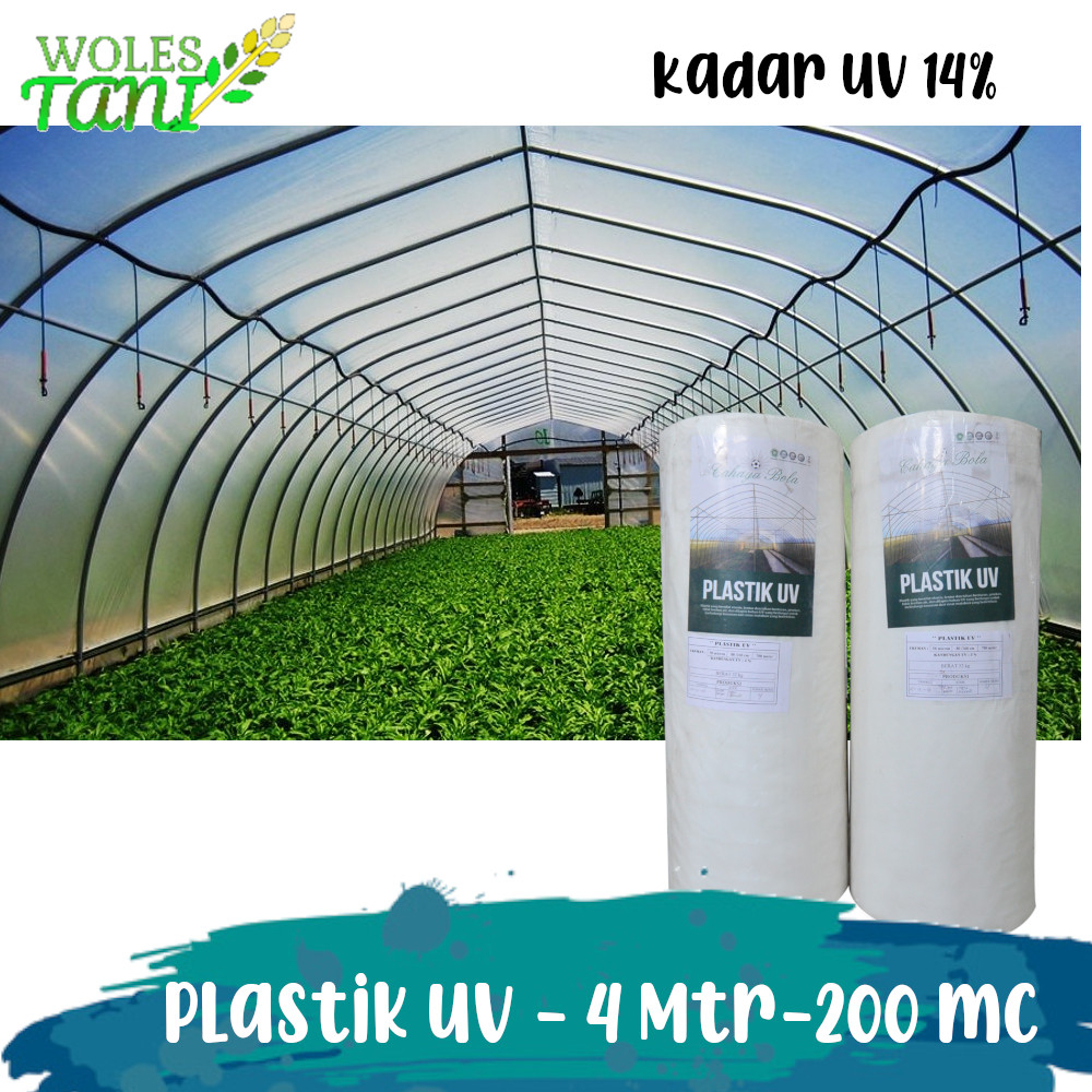 Plastik Uv Lebar 4 Meter Tebal 250 Mikron