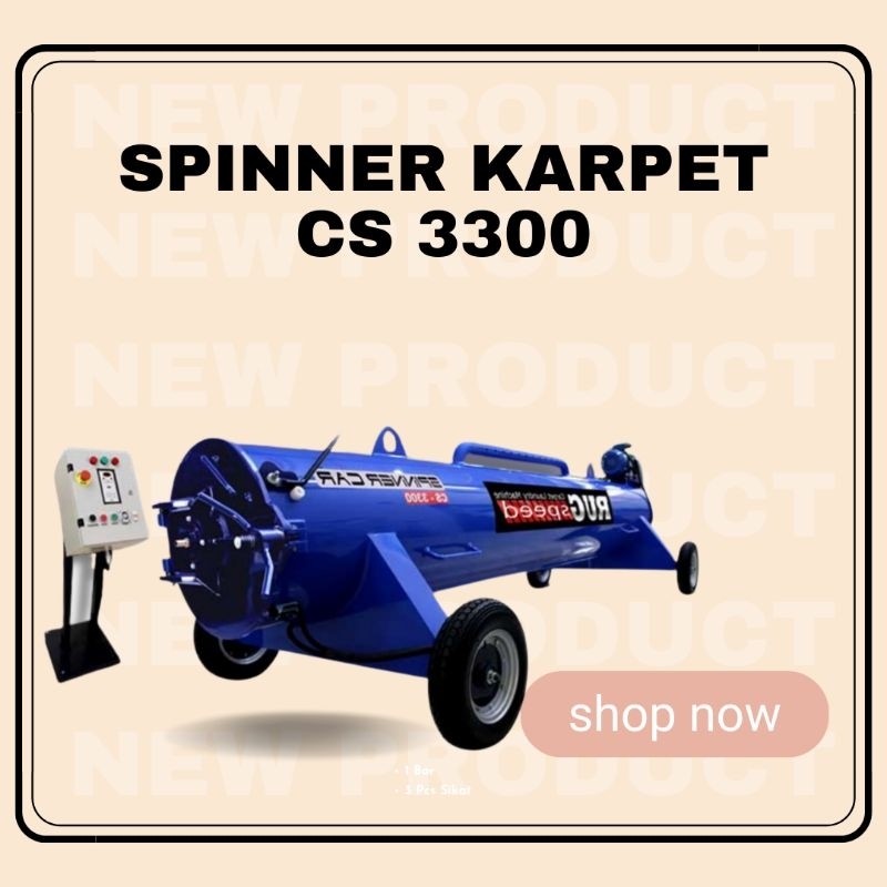 Mesin Spinner Karpet CS 3300