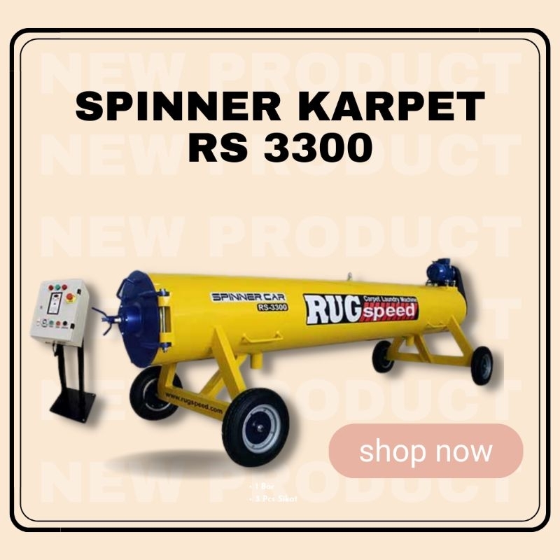 Mesin Spinner Karpet RS 3300