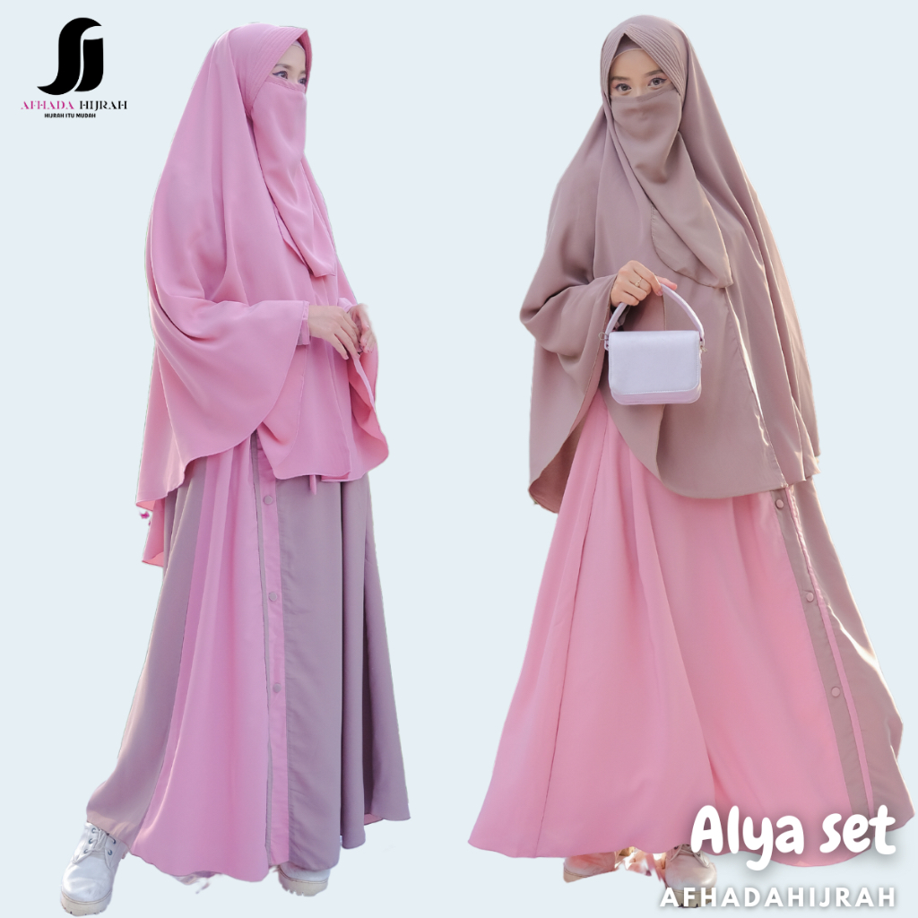 Afhadahijrah - ALYA Gamis cadar gamis terbaru gamis termurah gamis terlaris