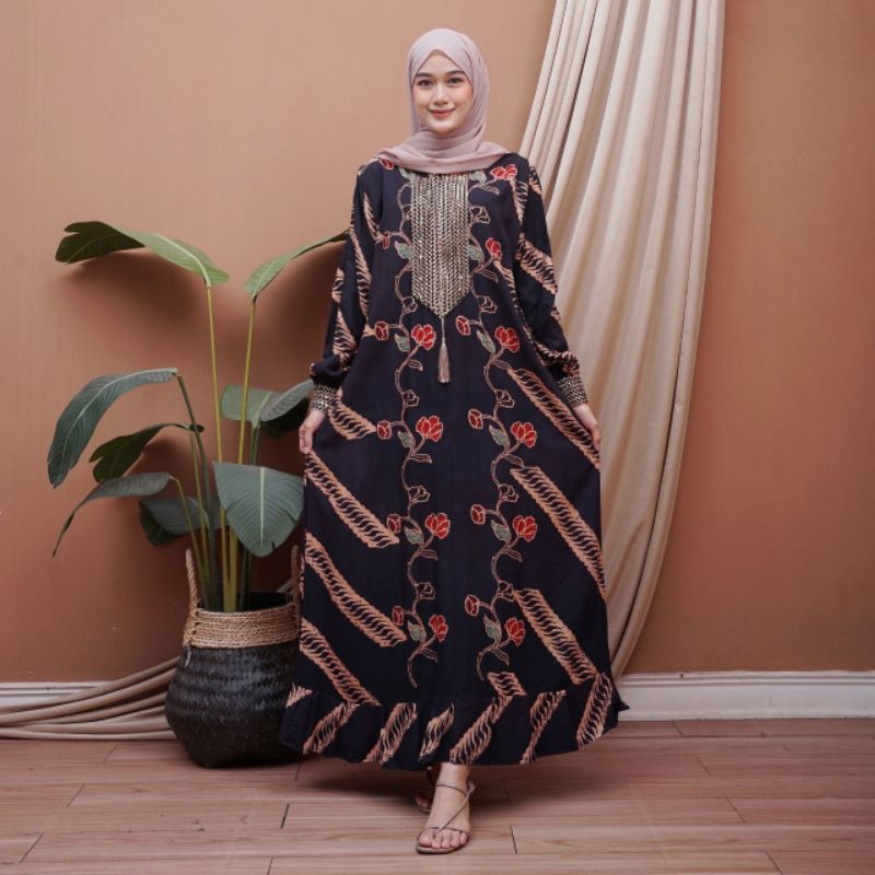 Gamis jumbo renda payet