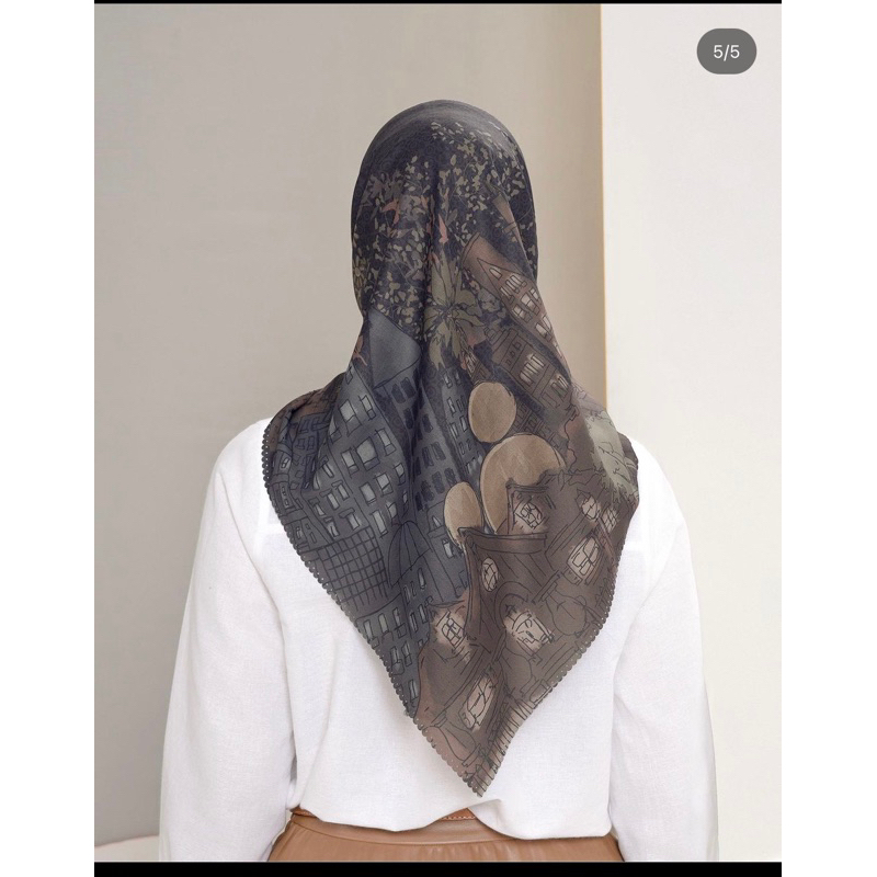 Mickey Mouse City scarves stone (geulis)