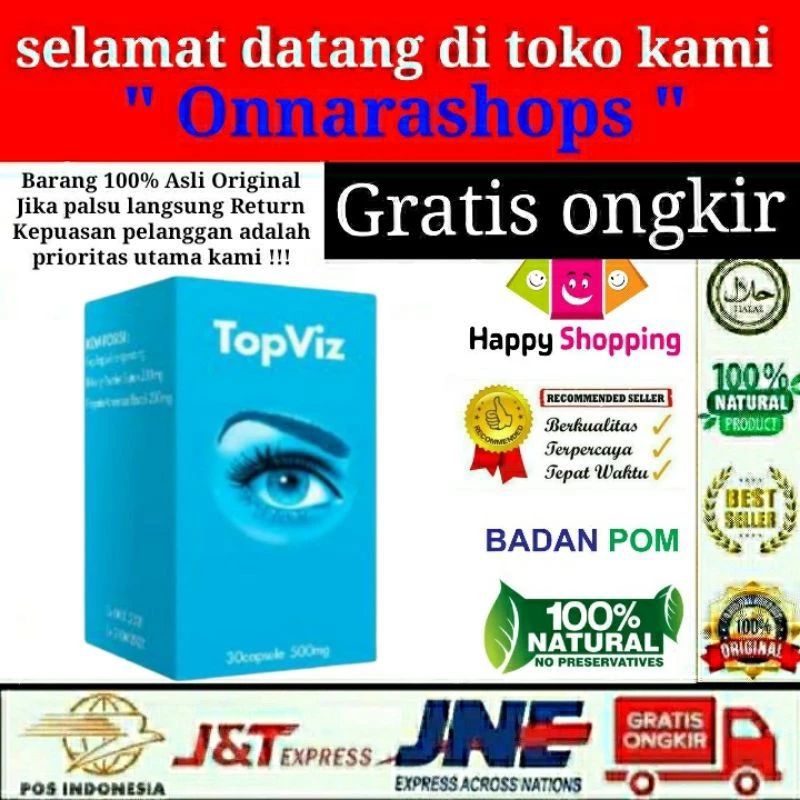 TOPVIZ ASLI OBAT SEGALA PENYAKIT MATA AMPUH SUPLEMEN HERBAL TOPVIZ 100% ORIGINAL TERBUKTI AMPUH