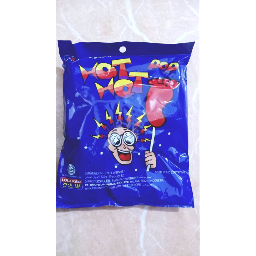 

GROSIR ISI 1 PAK 25 PCSPermen LOLI HOT HOT POP isi 25 (PERMEN KAKI),Permen hot hot Pop / permen hot kaki (1 pack isi 25 pcs)