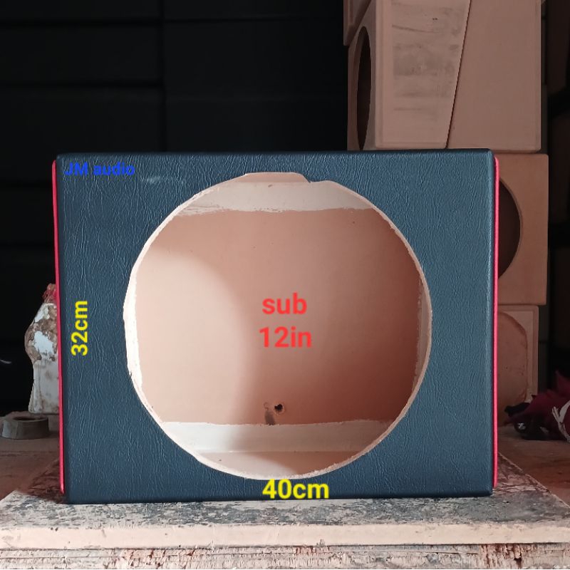 box subwoofer 12in universal bahan full MDF