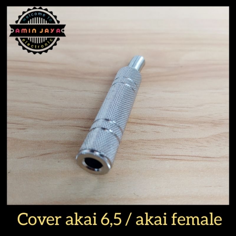 Cover jack/female jack akai TRS 6,5 stereo