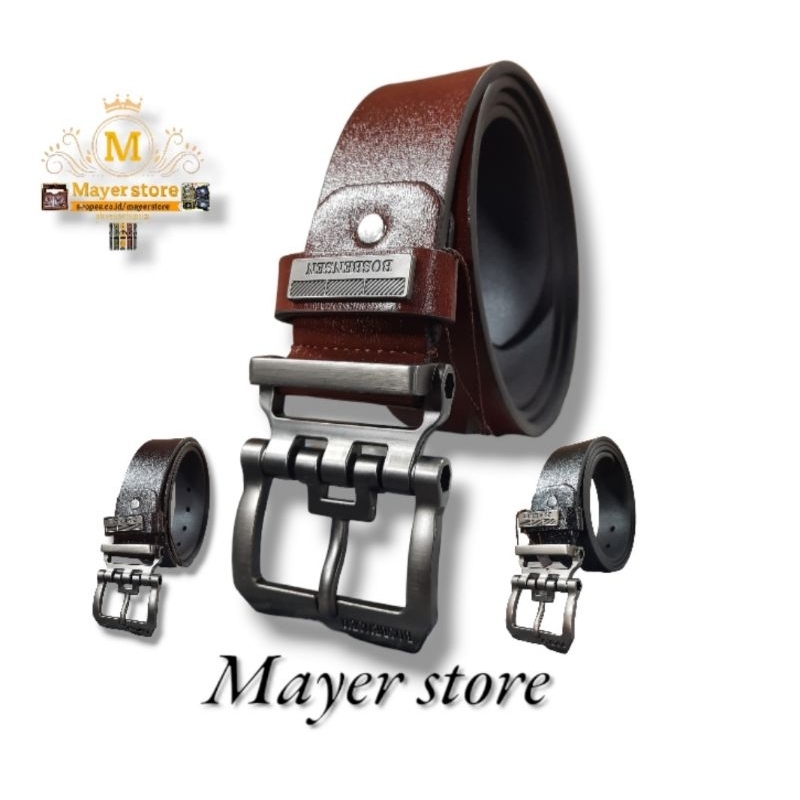 ikat pinggang pria kulit impor kepala robot gesper pria / sabuk pria / gesper pria