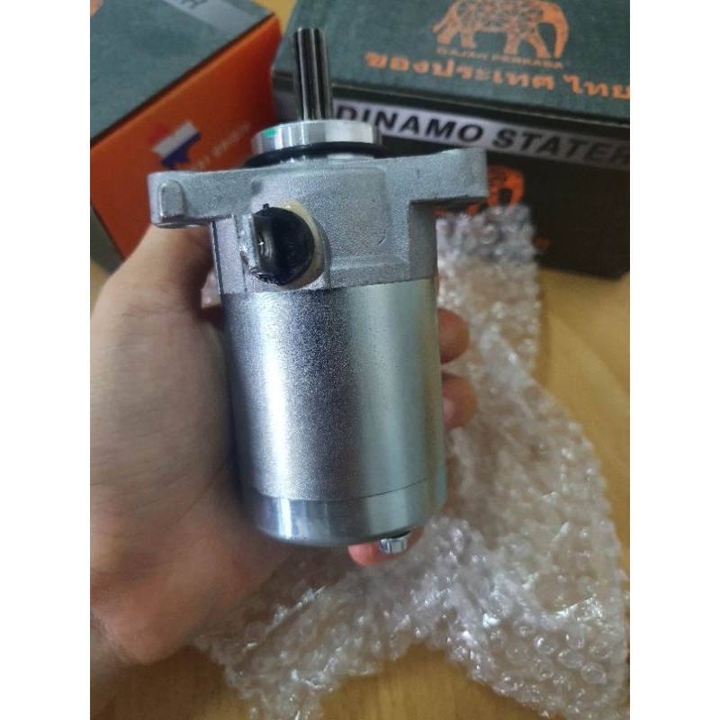 DINAMO STARTER MOTOR MIO MIO J SOUL GT X RIDE NMAX THAI ORIGIN ASLI KUALITAS BAGUS SUDAH DITES TERJA