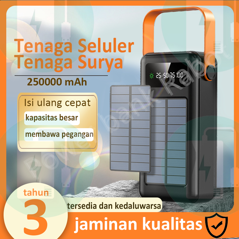Power bank Rabot power bank solar power bank 250000mah power beng surya power robot original power b