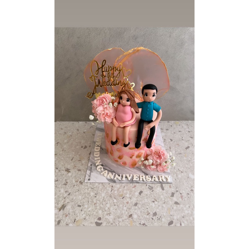 

Miette Cake Birthday Costum Kue Ulang Tahun Fresh Flower