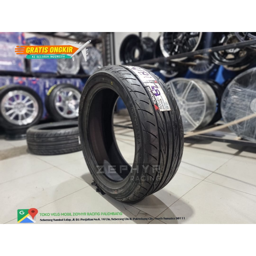 BAN YOKOHAMA ADVAN fleva -V701 93W 205 50 R17 BUAT MOBILIO,JAZZ ,AVANZA DLL DI ZEPHYR RACING PALEMBA