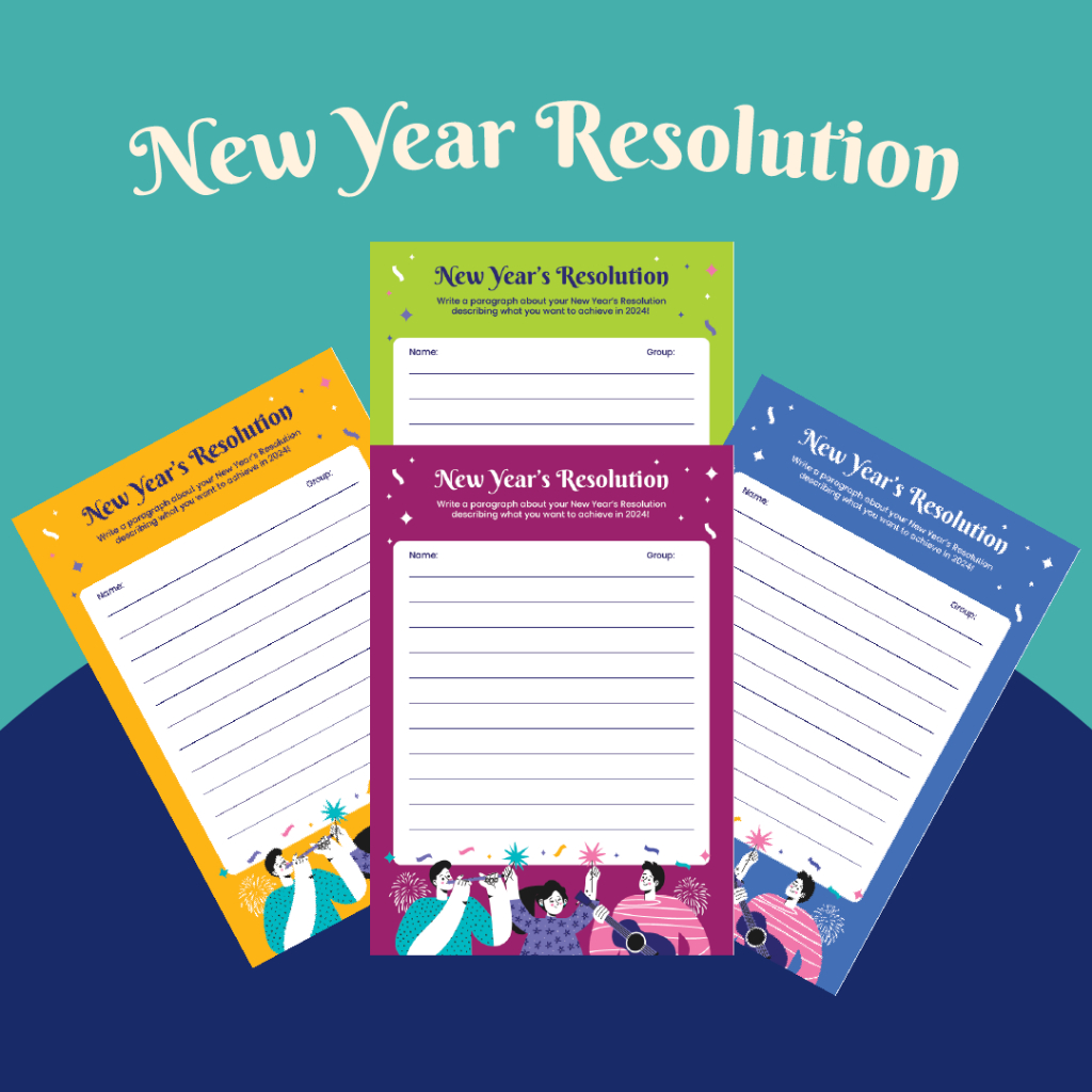 

[GIFT NOT FOR SALE] A5 Poster Buku Jurnal Resolusi Tahun Baru Journaling Memo