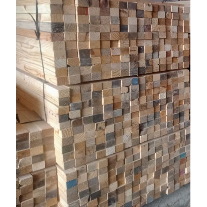 Potongan Balok Kayu Jati Belanda Aneka Ukuran Sudah Serut Halus