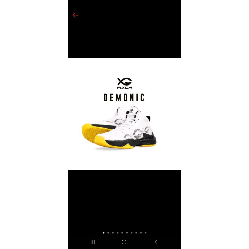 Sepatu voli fixch demonic original