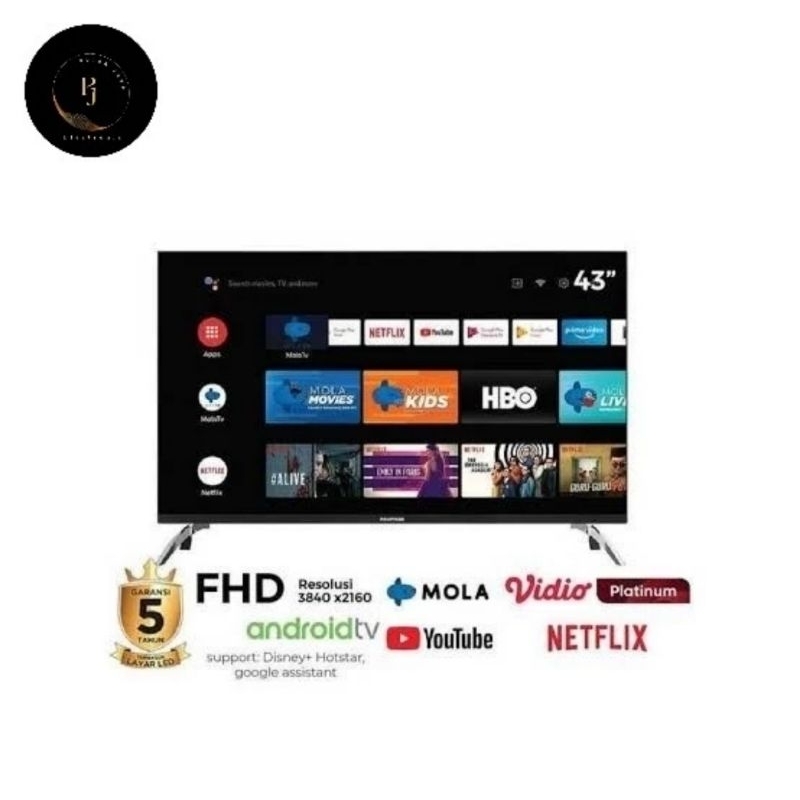 POLYTRON PLD43AG9953 PLD 43AG9953 AMDROID TV 43 INCI