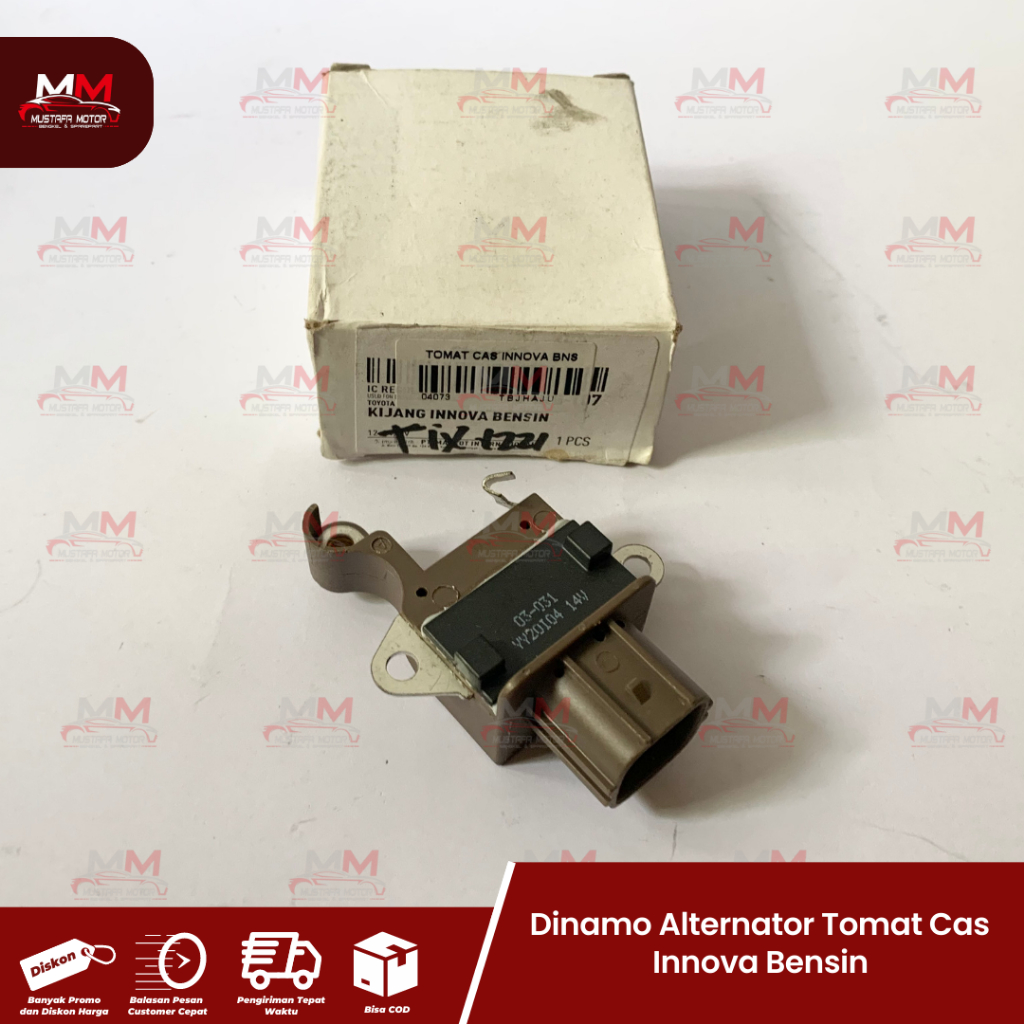 IC Regulator-IC Alternator-IC Dinamo Cas Otomatis Cas Toyota Innova Bensin|Hilux|ForTuner Stecker