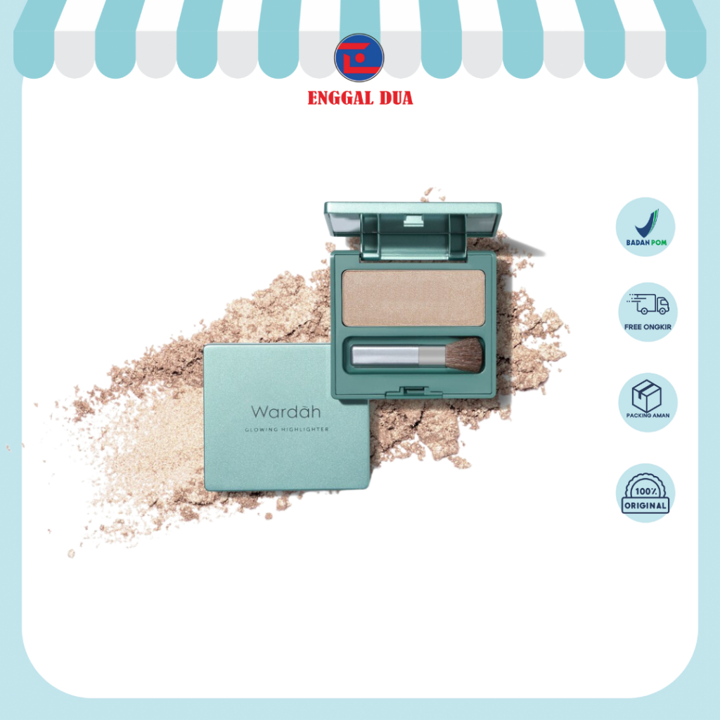 Wardah Exclusive Glowing Highlighter - Memberikan Efek Glowing Yang Intense - Tekstur Creamy dengan 