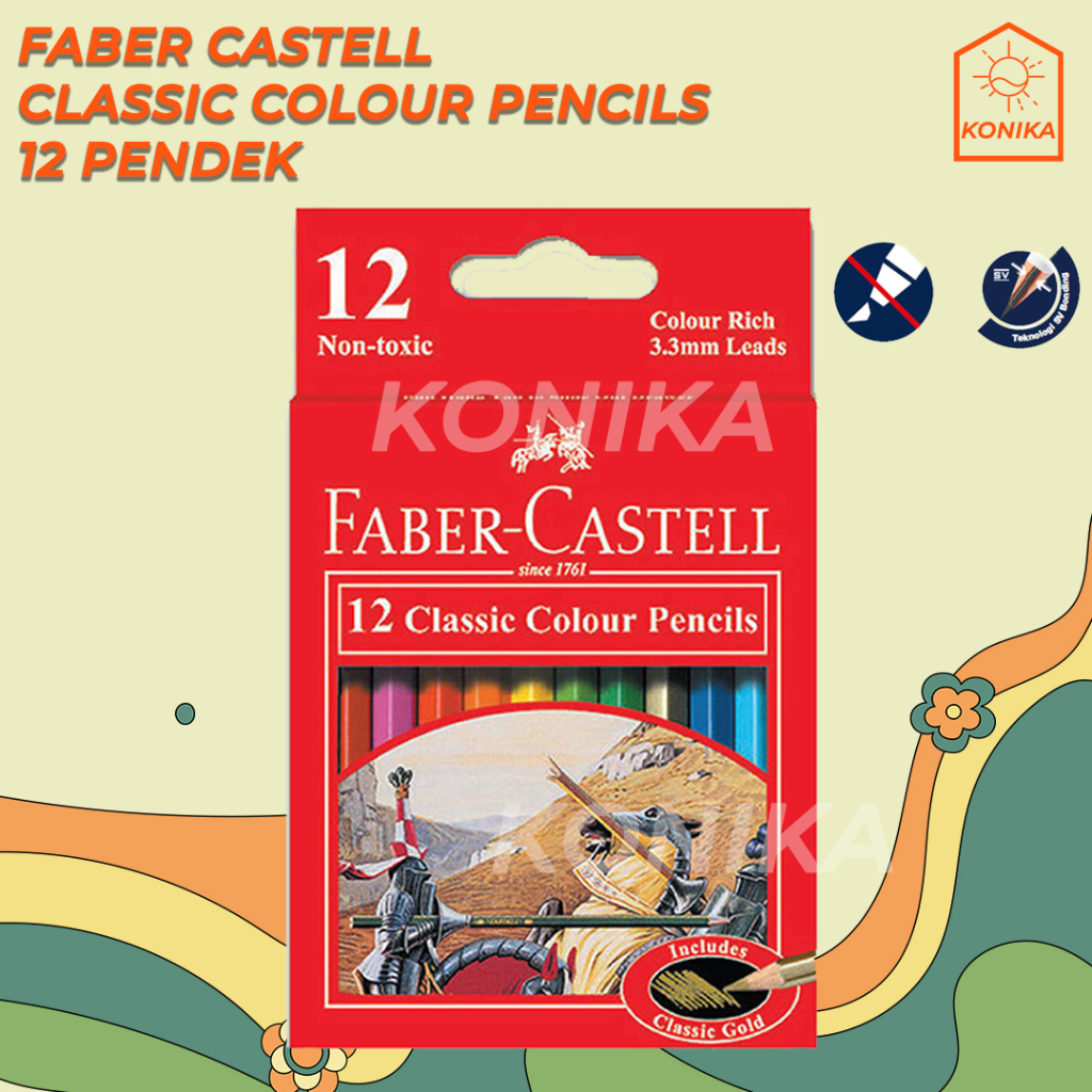 

Faber Castell Pensil Warna Classic Colour Pencils 12S