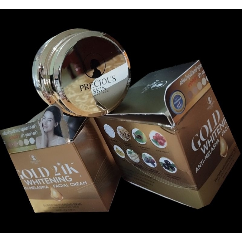 24K Gold Whitening Original Thailand Anti Melasma Facial Cream