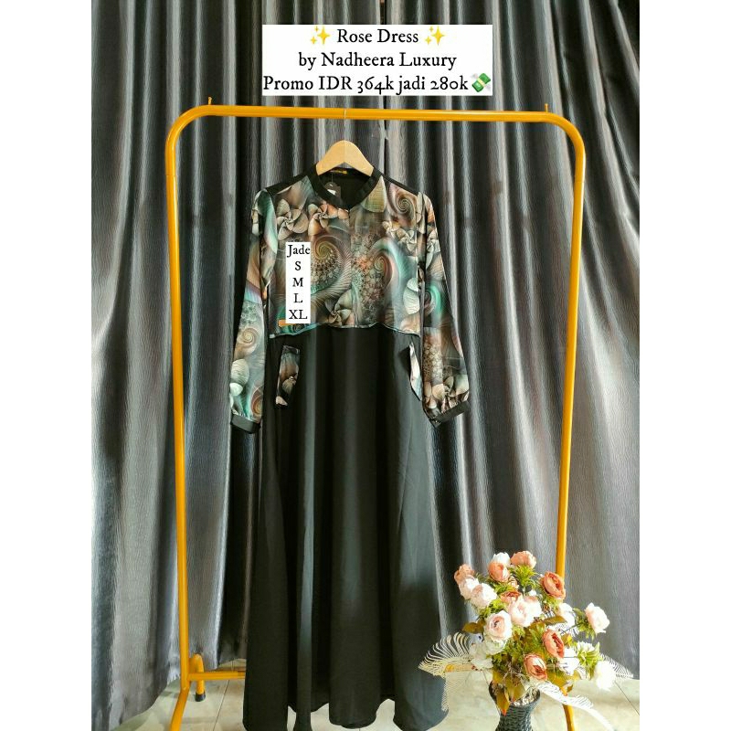 ROSE DRESS BY NADHEERA LUXURY