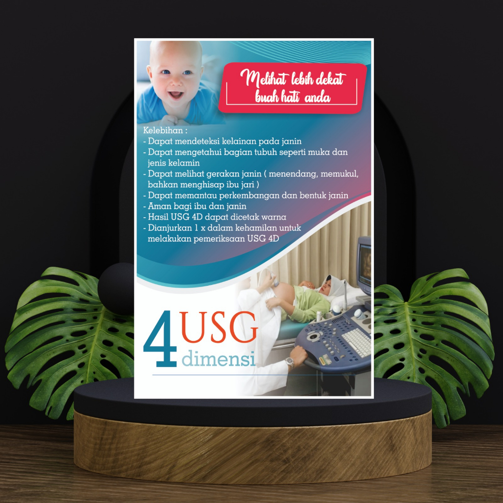 Poster Kebidanan USG 4 Dimensi