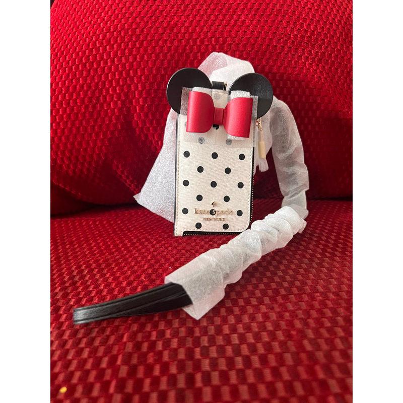 lanyard minnie kolaborasi disney x kate spade ori
