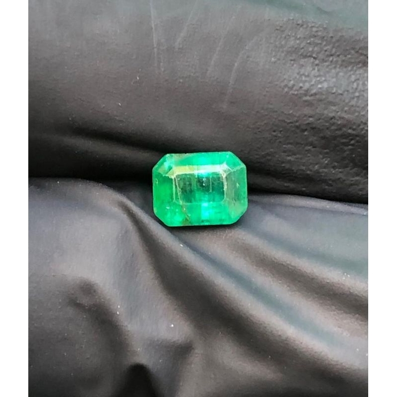 natural zamrud jamrud emerald 1.09 ct memo kgl warna hijau botol cerah siang malam origin zambia buk