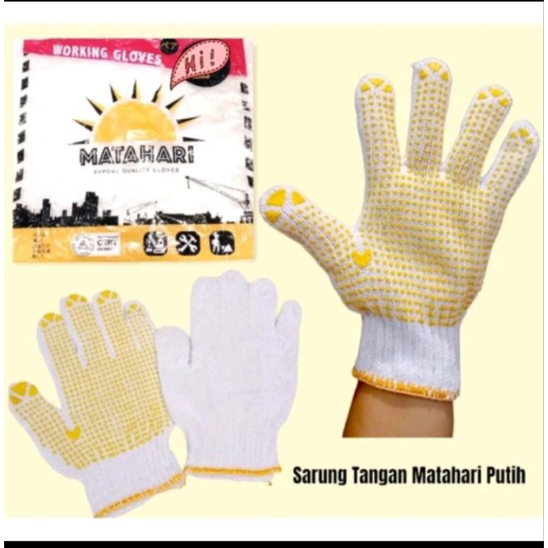 GROSIR sarung tangan matahari rajut sarung tangan bintik sarung tangan cor sarung tangan proyek