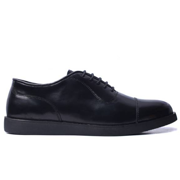 Sepatu Kulit Oxford Kantor Pria Original Toods Lexus Black TotoSuryo x Toods Footwear