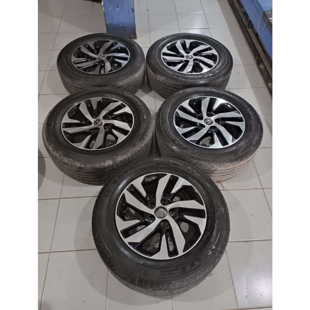 VELG BEKAS OEM STD RUSH R16X6,5 5X114 ET50 + BAN 215 65 R16 ( 5PCS )