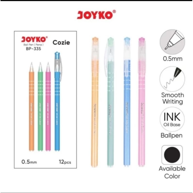 

Ballpen Pulpen Pena Joyko BP-335 Cozie 0.5mm
